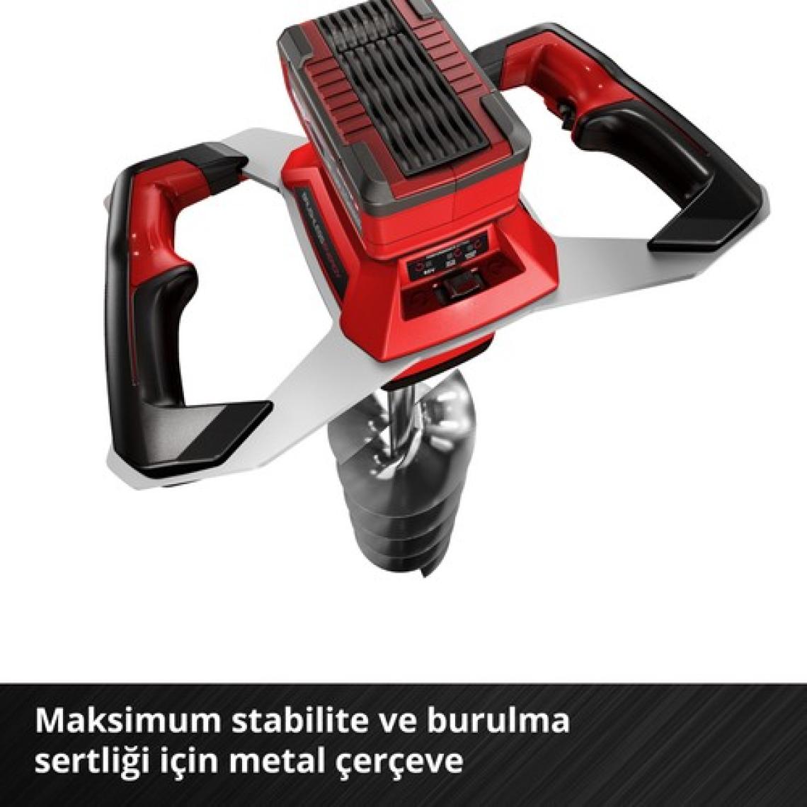 Einhell Professional Akülü Toprak Burgu Makinesi GP-EA 18/150 Li BL-Solo Power X-Change (18 V, Kömürsüz, Ø 150 mm Toprak Burgu, 80 cm Delme Derinliği) - 3437000