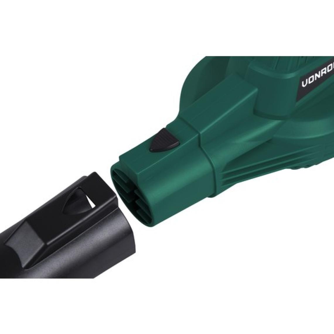 Vonroc Akülü Yaprak Üfleyici - Vpower 20V - 2 Ayar - Maks. Üfleme Hızı 190 Km/s