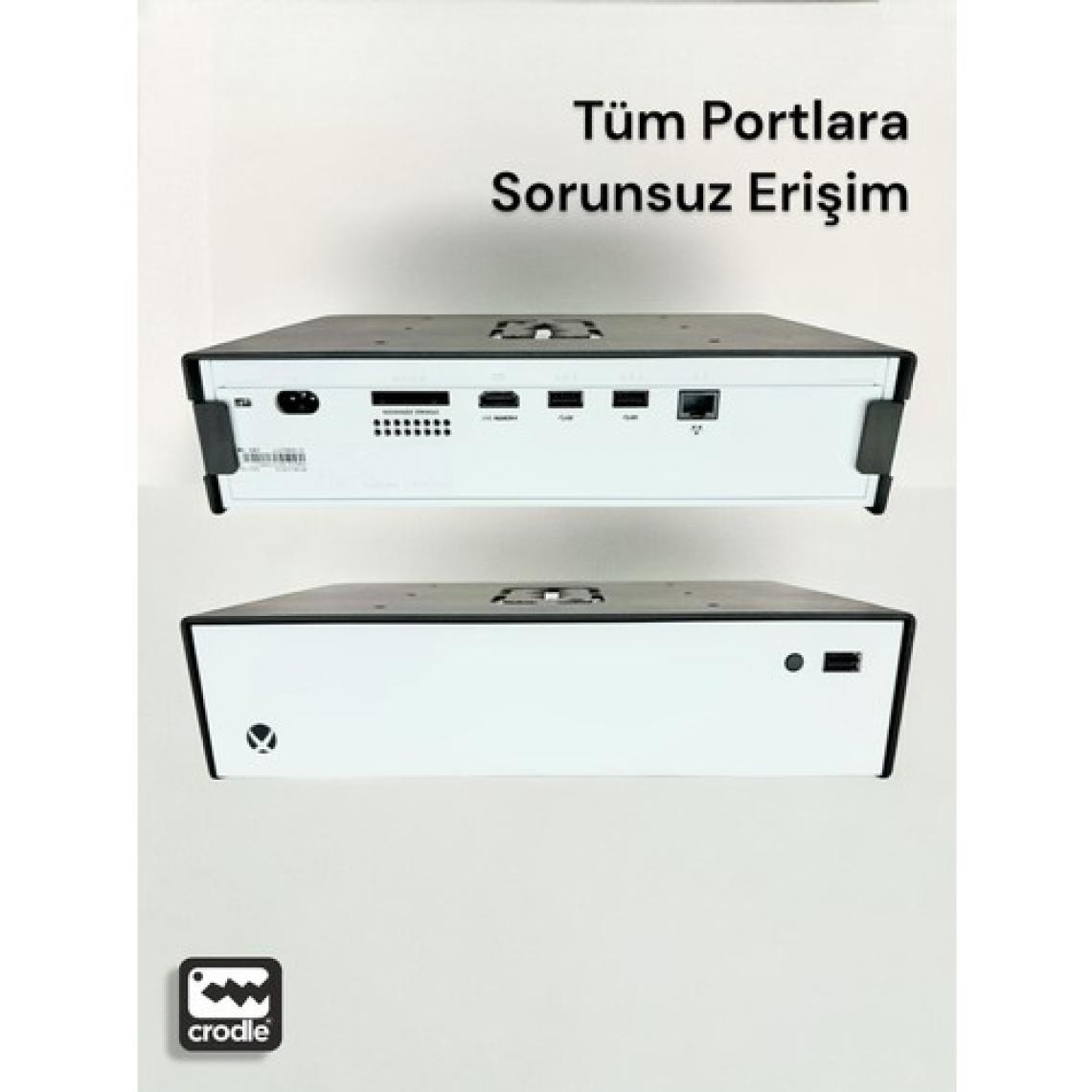 Xbox Series S Için Duvar ve Masa Altı Montaj Standı Yerden Tasarruf Rahat Hava Akışı