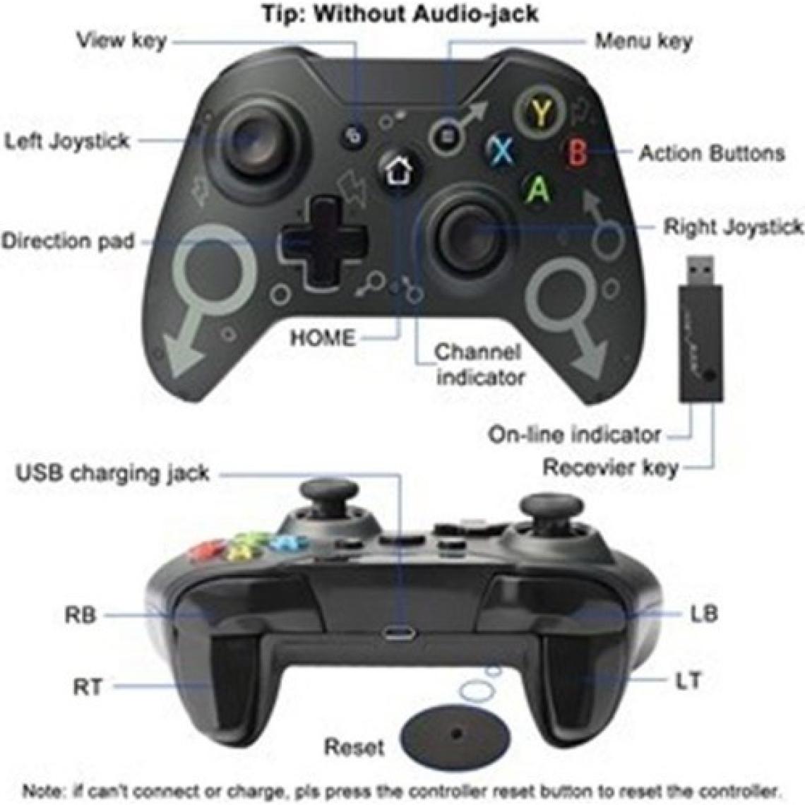 Crk Teknoloji N1 Pc Ps3 Kablosuz Gamepad Joystick Oyun Kolu Wireless Controller