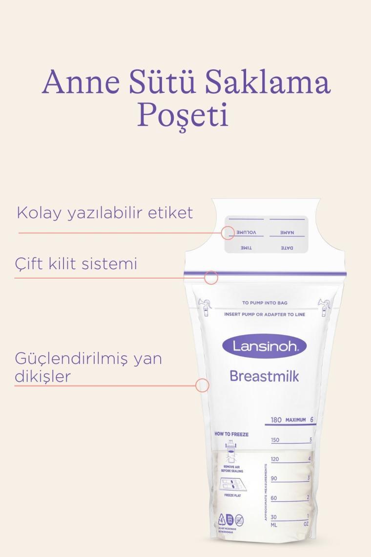 Süt Saklama Poşeti (25 ADET)