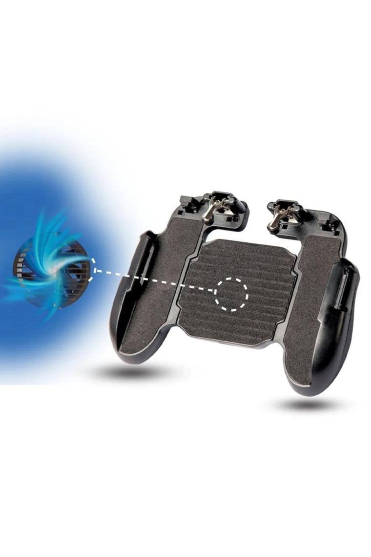 Cep Telefonu Oyun Konsolu Soğutma Fanlı Standlı Pubg Ateş Tetik Gamepad Joystick