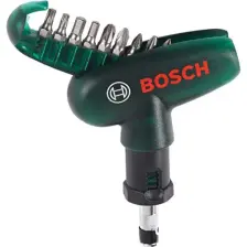Bosch 10 Parçalı Cırcırlı El Tornavidası