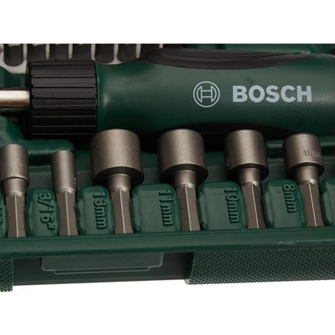BOSCH 46 PARÇA CIRCIRLI TORNAVİDA BITS UÇ LOKMA VİDALAMA  SETİ.