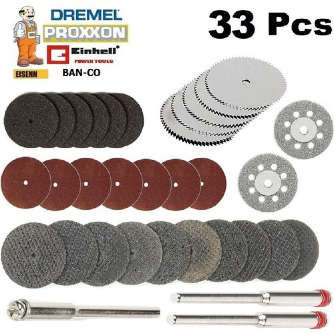 Depolife Gravür Kalıpçı Makinaları Için Taşlama Kesme Zımparalama Disk Seti Elmas Metal Plastik Ahşap 33 Pcs