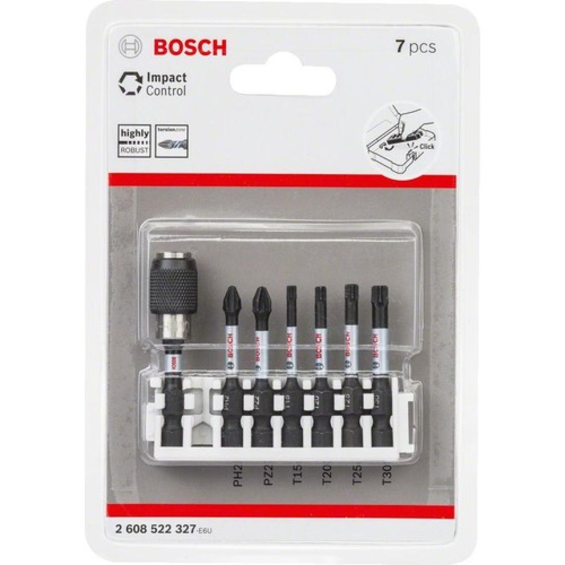 Bosch Impact Ctrl Ph/Pz/T 7 Parça Set