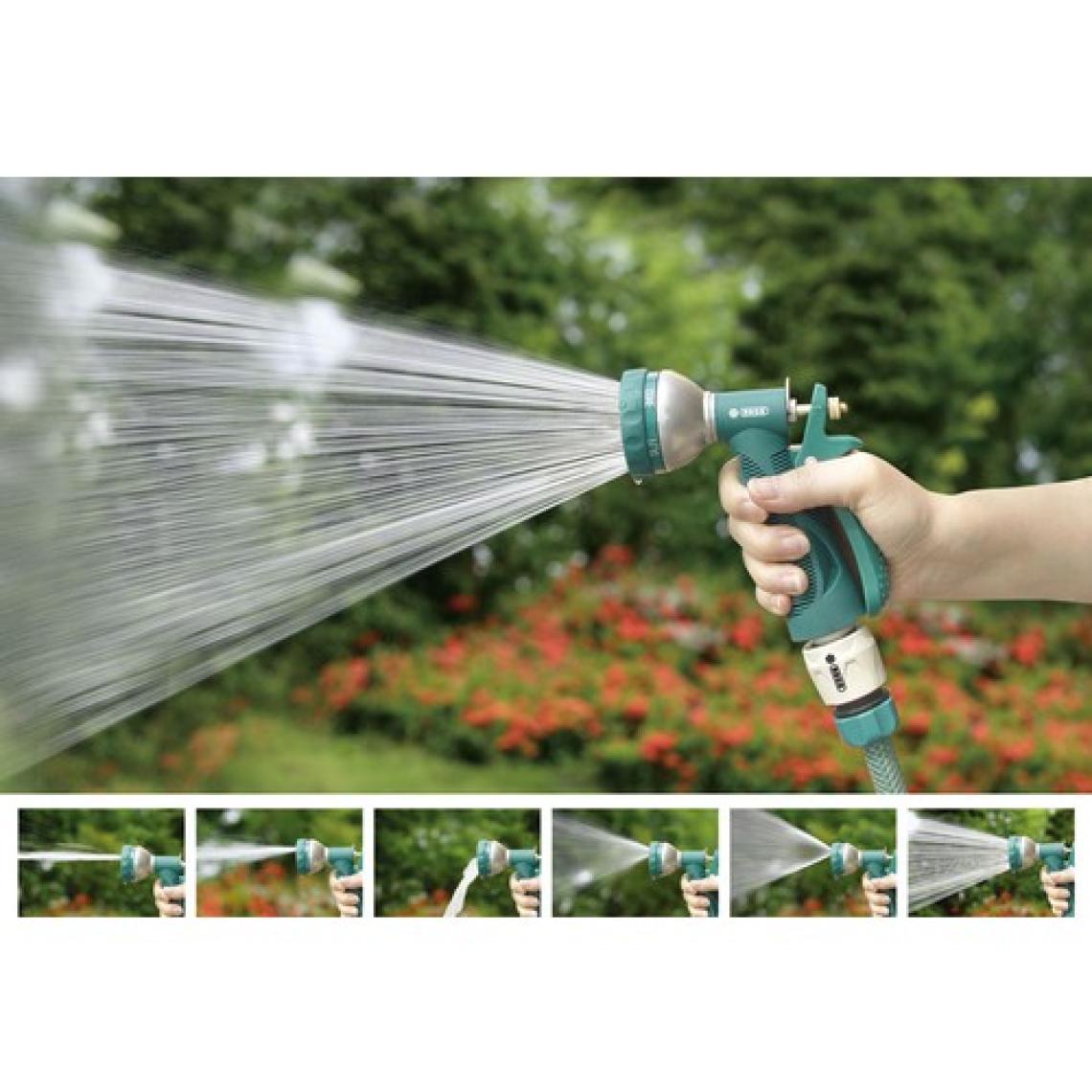 Raco 55354 Yuvarlak Başlıklı 6 Ayarlı Metal Hortum Tabancası