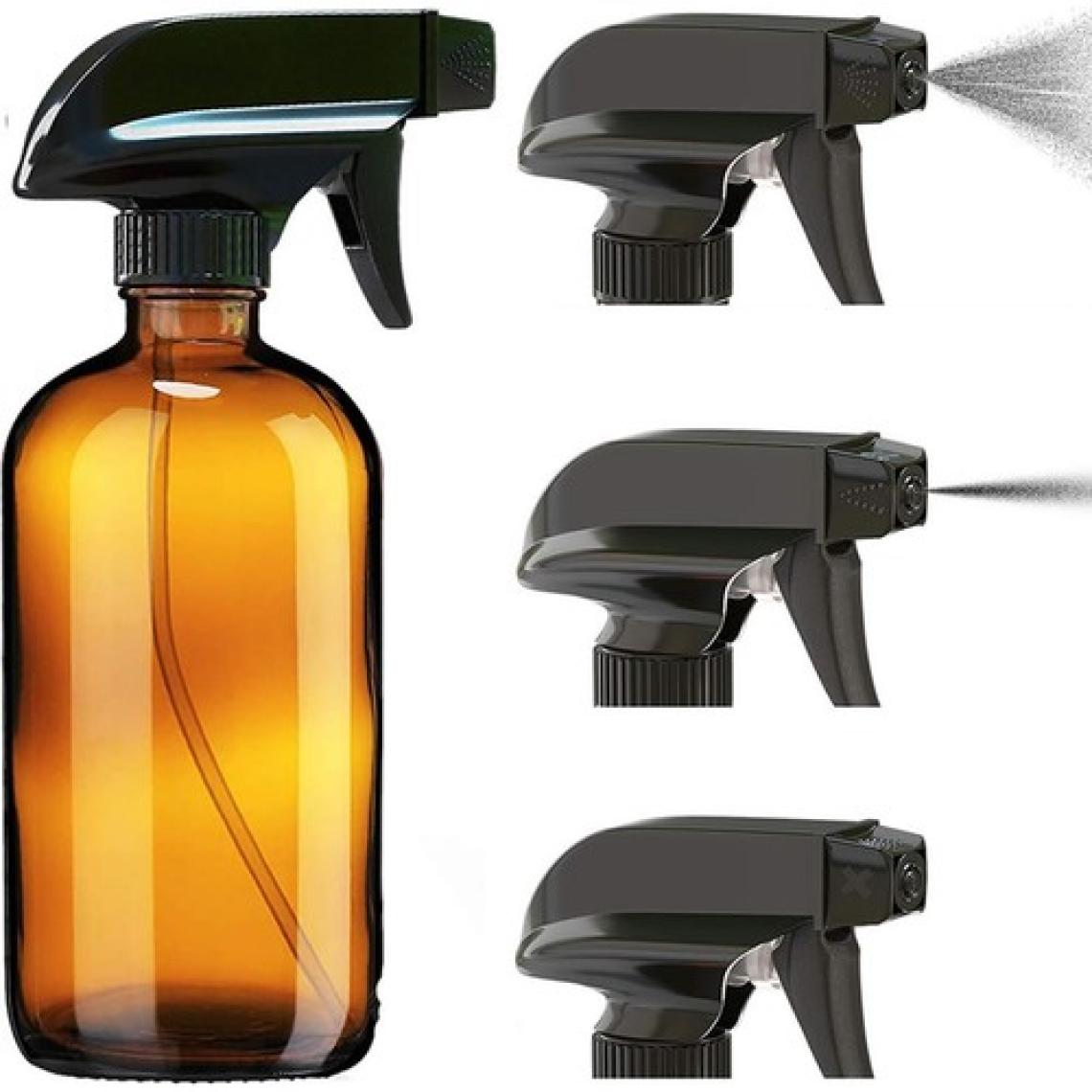 MiniMinti Amber Cam Su Püskürtme Şişesi - 500 ml