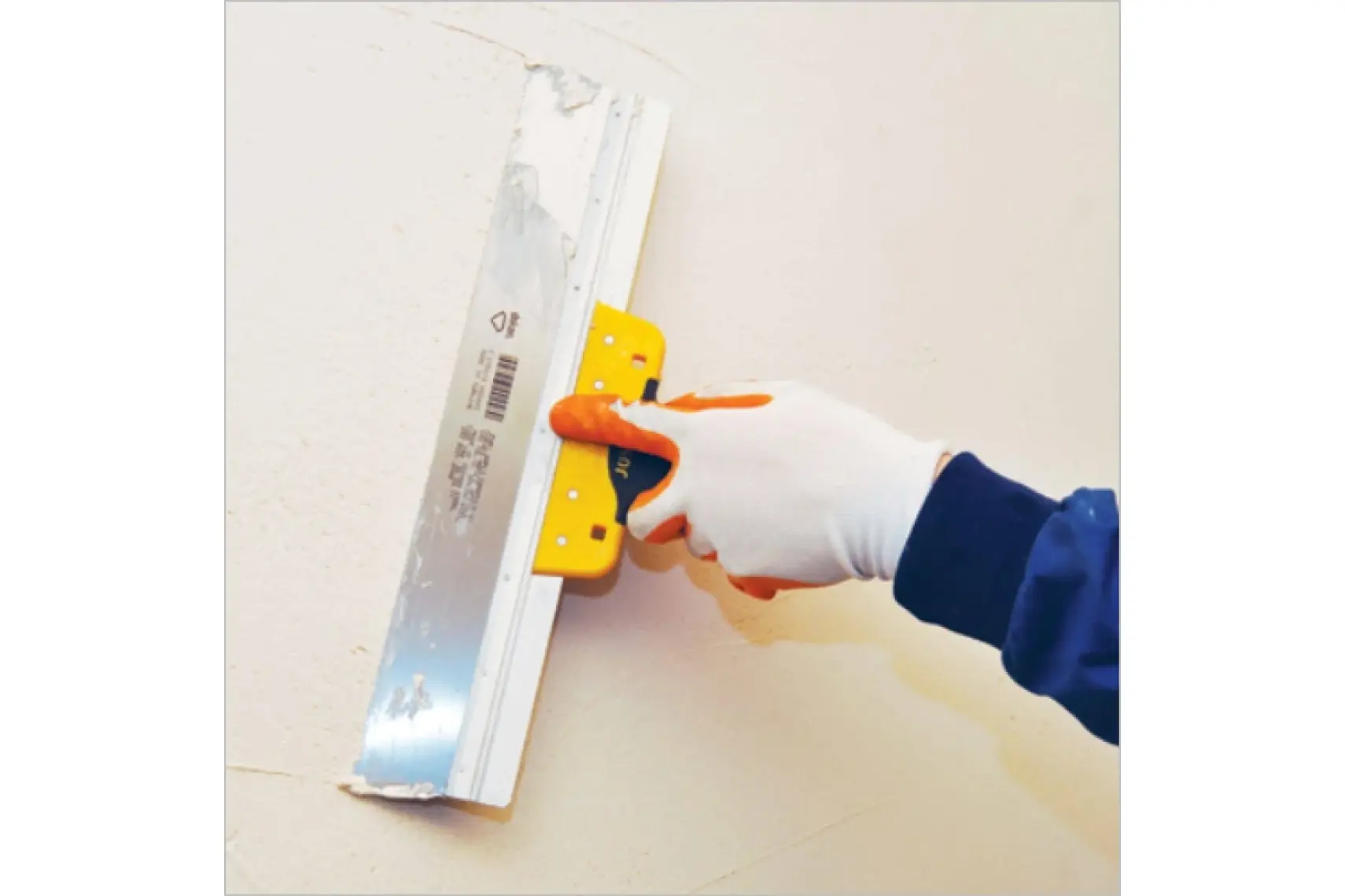 Dekor Plastık Egrı Saplı Ispatula Paslanmaz Çelık 40 Cm  348