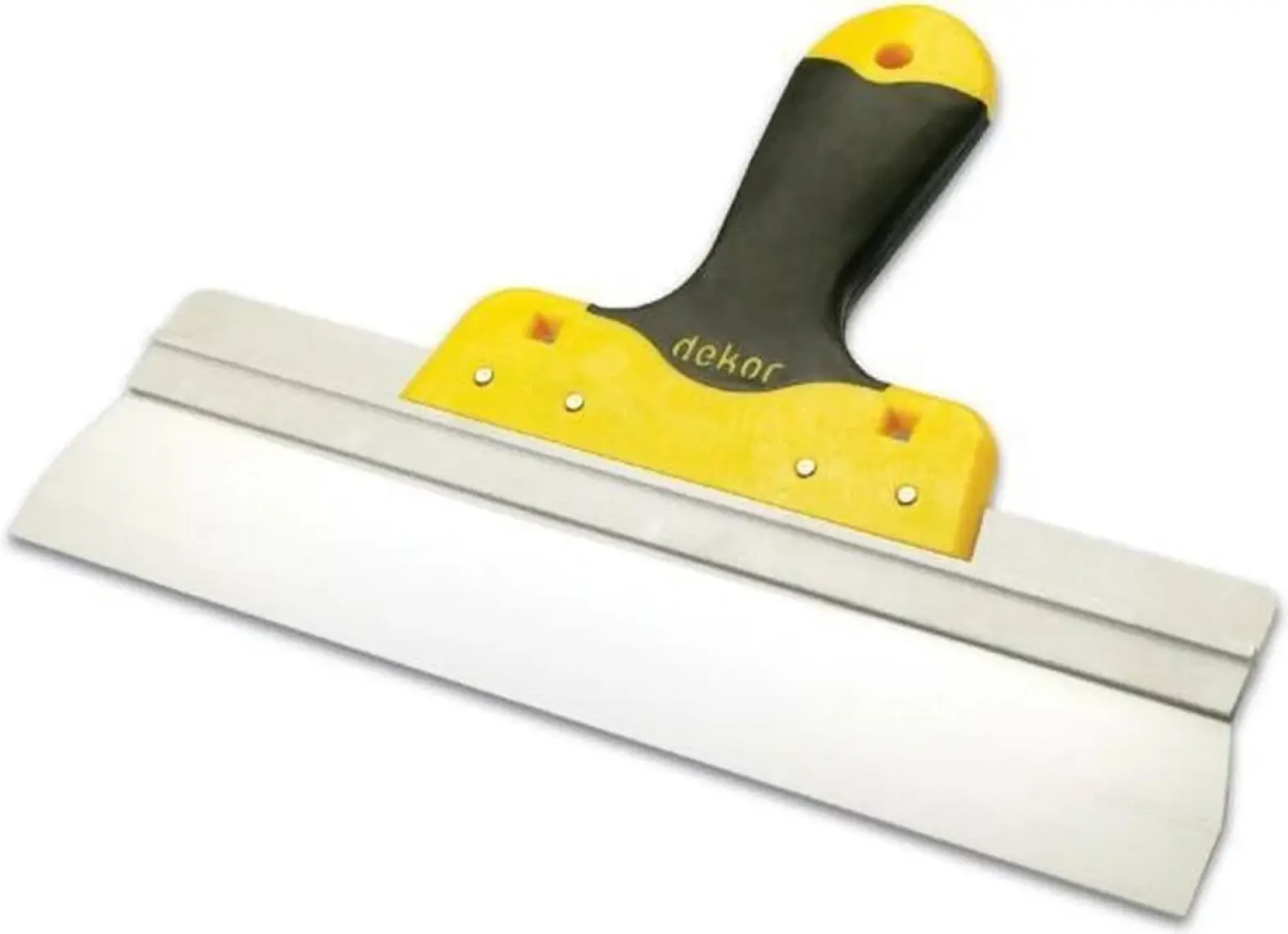 Dekor Plastık Egrı Saplı Ispatula Paslanmaz Çelık 40 Cm  348