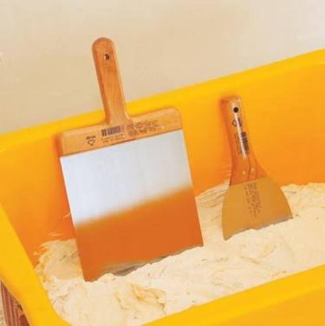 Dekor Macun Ispatulası Ahsap Saplı  Paslanmaz Çelık 6 Cm  012