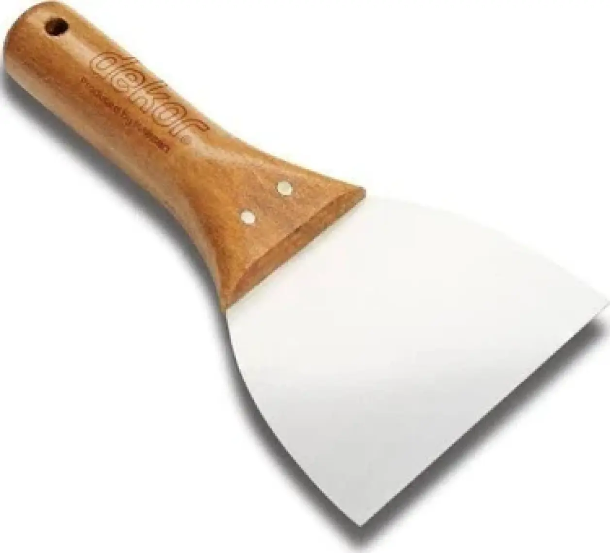 Dekor Macun Ispatulası Ahsap Saplı  Paslanmaz Çelık 14 Cm  009