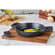 Amboss Kuvars 20 cm Döküm Sahan Siyah - KUV 7746