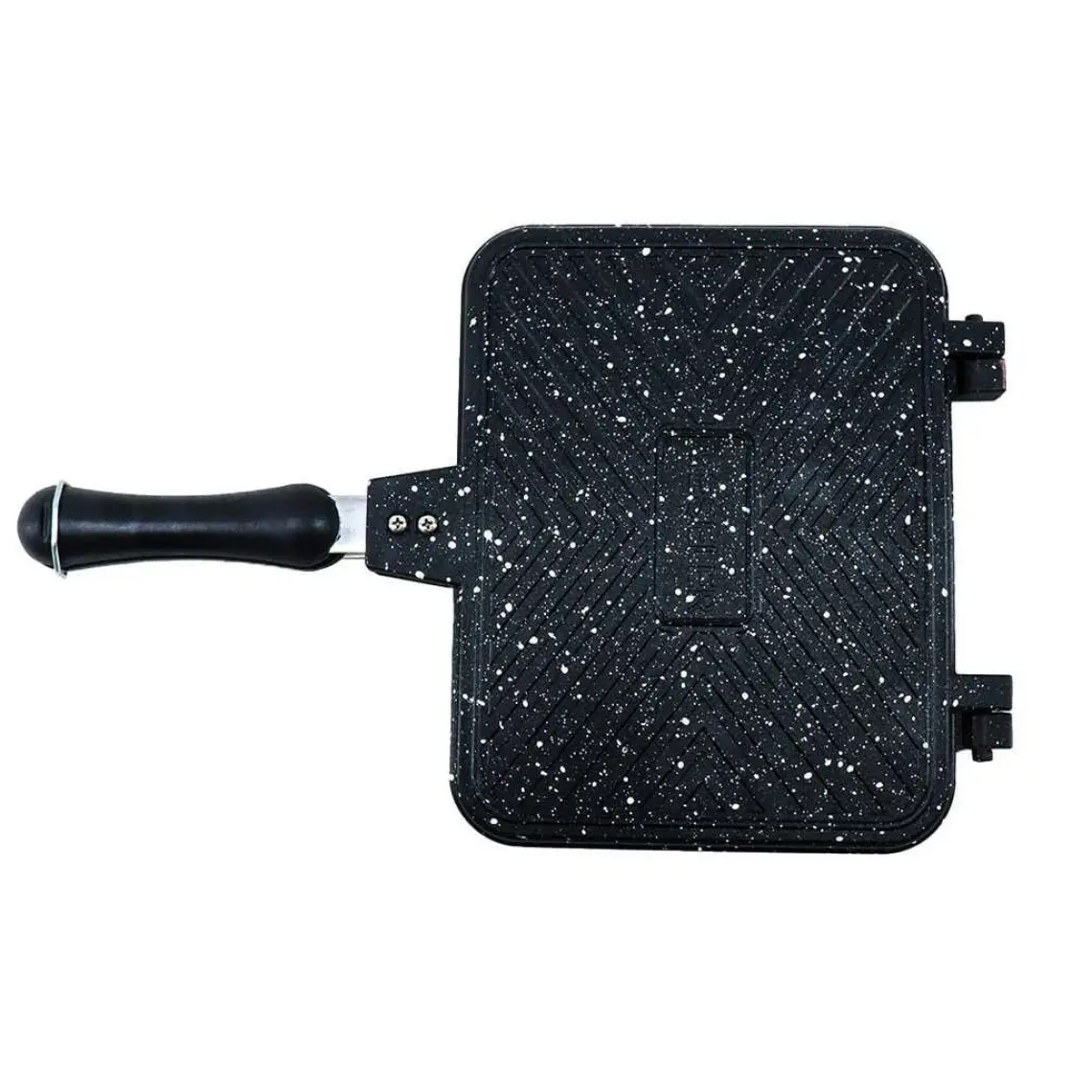 Meşeler Ocak Üstü Granit Döküm  El Tost ve Çok Amaçlı Grill Tava 26 cm