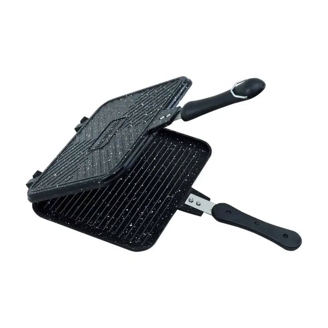 Meşeler Ocak Üstü Granit Döküm  El Tost ve Çok Amaçlı Grill Tava 26 cm