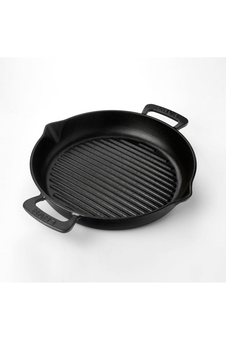Lava Yuvarlak Izgara Tava Çap 32 cm