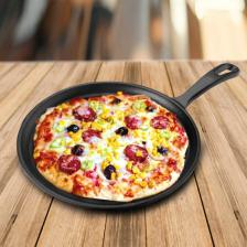 Lava Döküm Krep  Pızza  Pancake Tavası Yuvarlak Metal Saplı Çap26 cm