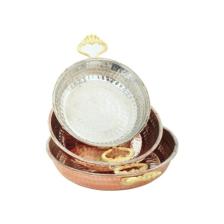 Gerekseal 3'lü Bakır Sahan Tava Seti