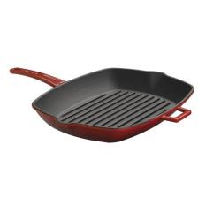 Lava Metal Saplı 26x32 cm Kırmızı Izgara Tava