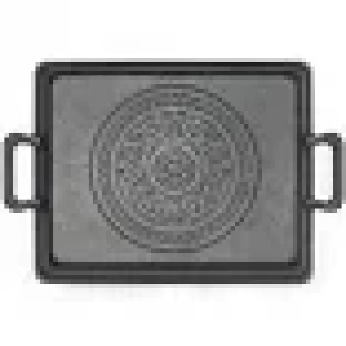 ESTAS  Demir Döküm Kaplamasız Izgara Tava 26X32 Mühürleme Tavası %100 Yerli Üretim