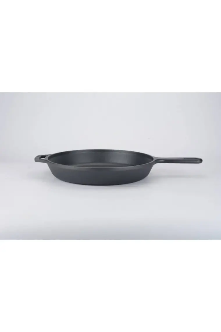 Dökümcübaba_blackbear Kaplamasız Döküm Tava 26cm( Ham/pre-Seasoned)