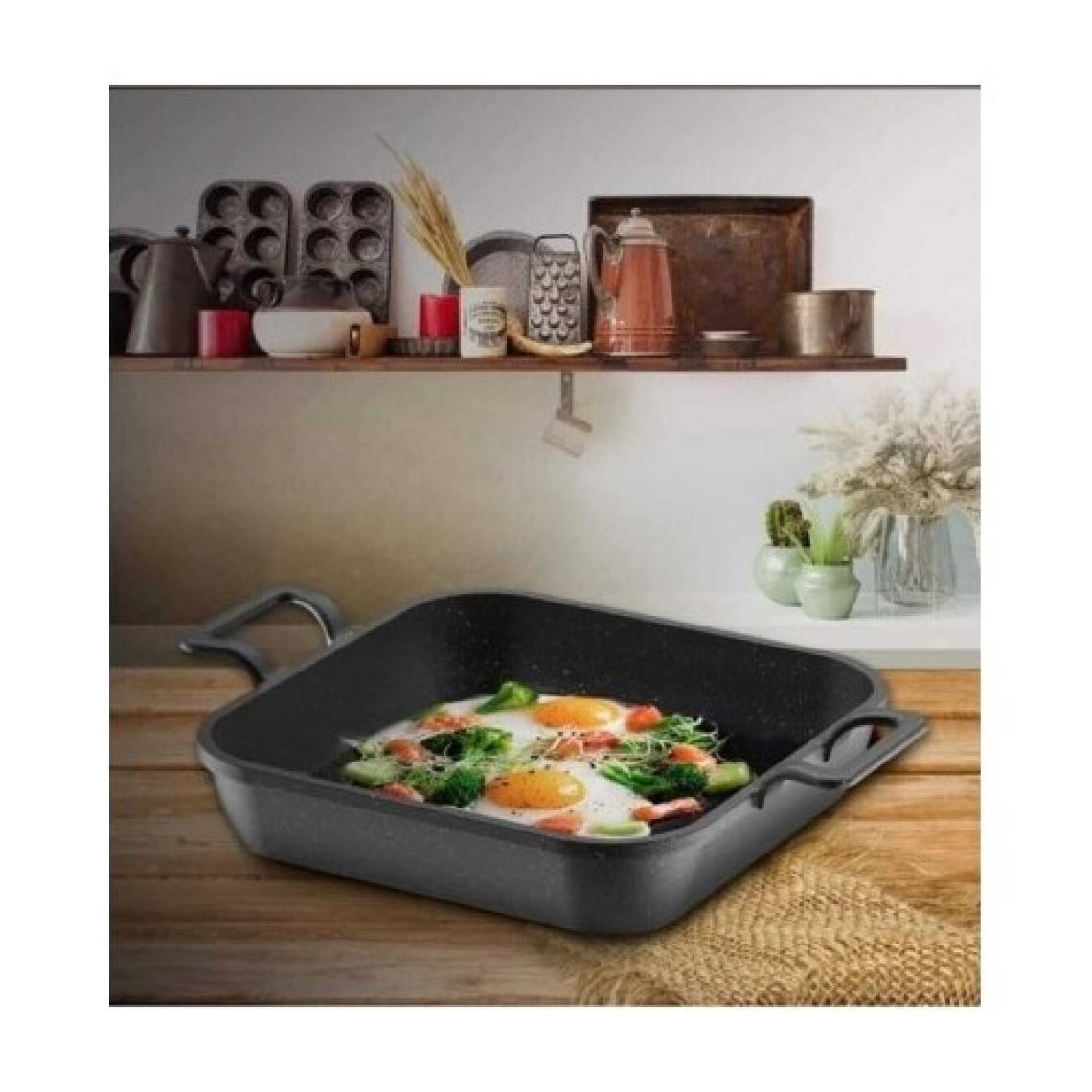 Eda ZK-975 Kare 24 cm Döküm Sahan