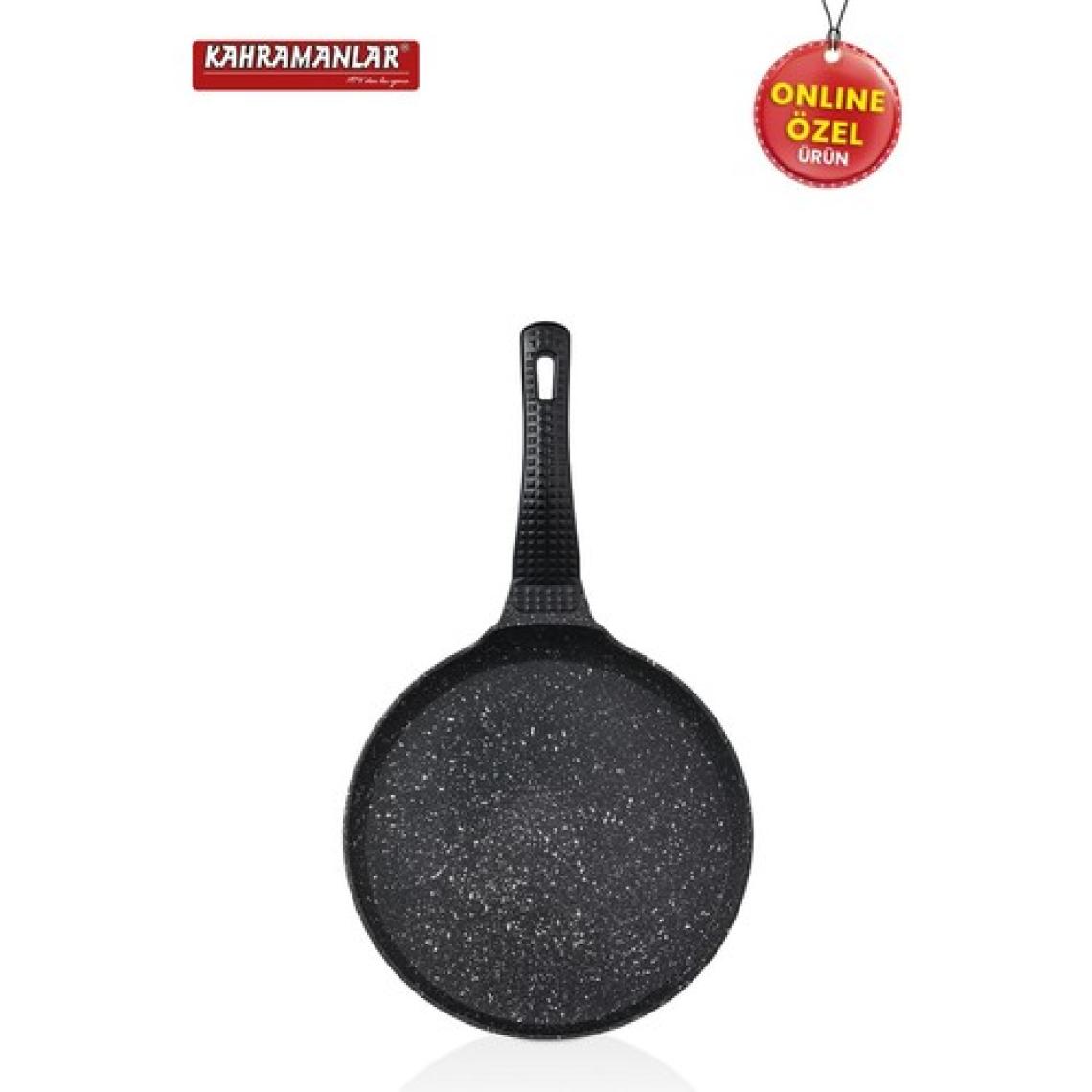Kahramanlar Helegra 26 cm Döküm Krep ve Pankek Tavası Seti - Yapışmaz Taban, Dayanıklı ve Eşit Isı Dağılımı ile Mükemmel Pişirme Deneyimi