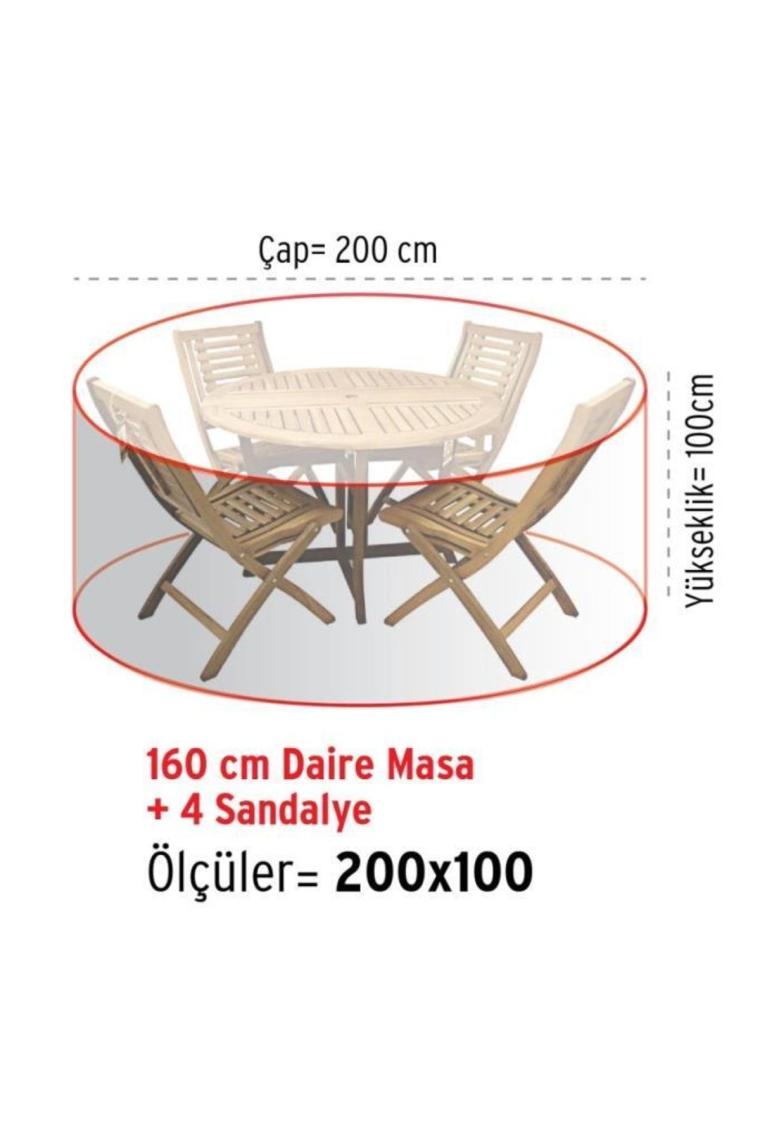 Mobilya koruma örtüsü Çap:200  H:100