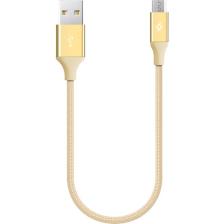 Ttec AlumiCable Mini 30 cm 2DK25A Altın Micro USB Şarj Kablosu