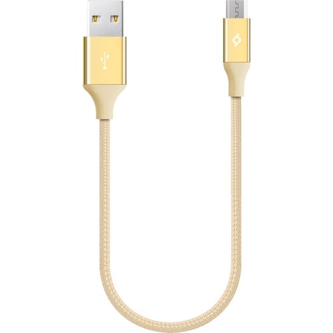 Ttec AlumiCable Mini 30 cm 2DK25A Altın Micro USB Şarj Kablosu