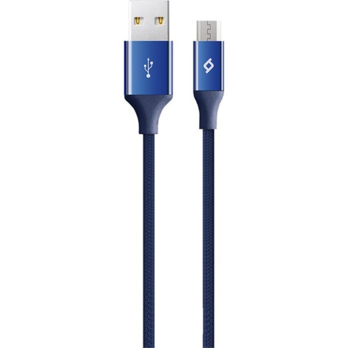 Ttec AlumiCable 1.2 m 2DK11L Lacivert Micro USB Şarj Kablosu