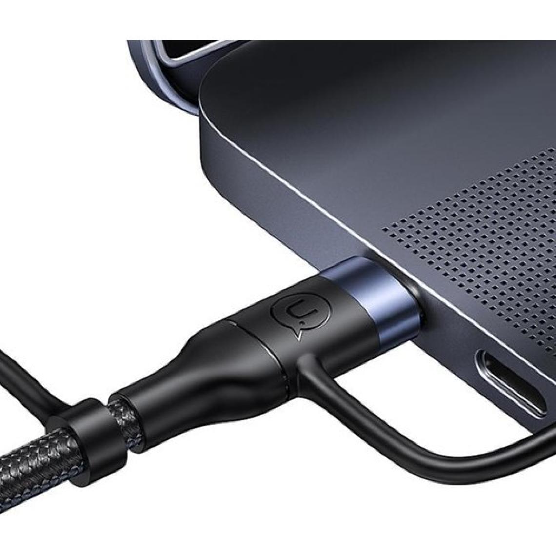 Usams US-SJ547 Usb+Type-C To Type-C+Lightning+Microusb,1.2m 6 In 1 Hızlı Şarj ve Data Kablosu