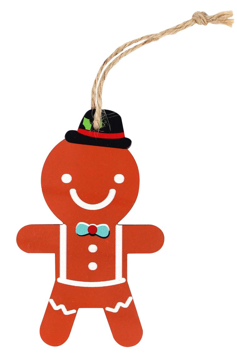 Waldern 8 Adet Pancake Man 10*6cm Yılbaşı Süsü