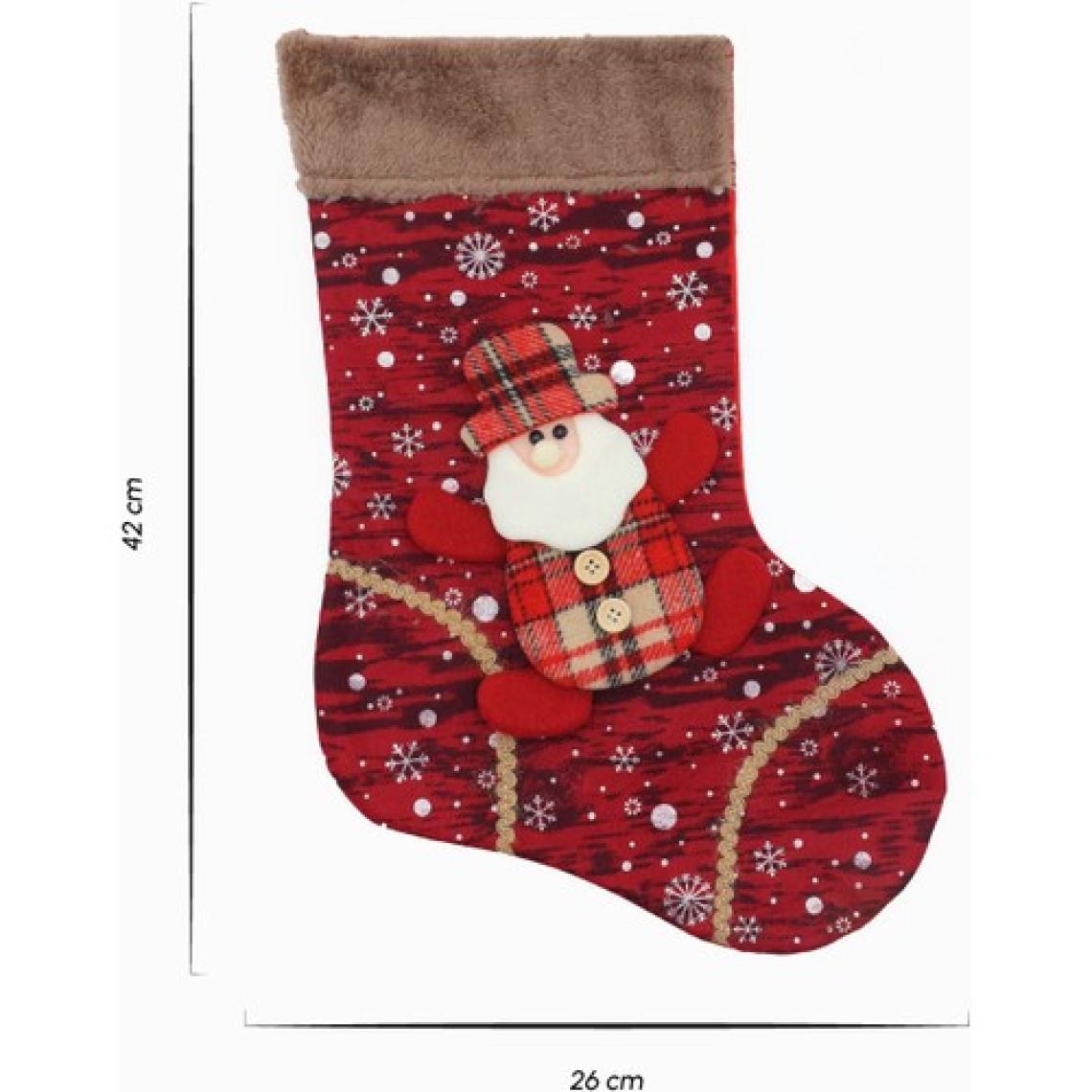 Waldern Noel Profesör Çorap 42*26CM Yılbaşı Süsü