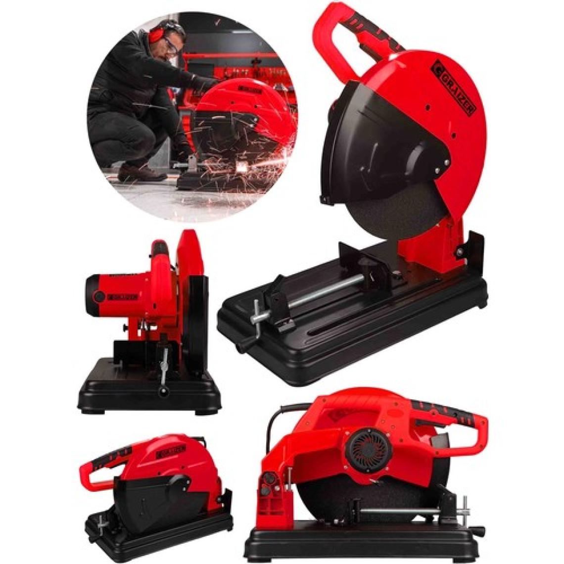 Graizer Alman Turbo 9000 Professional Profil Demir ve Metal Kesme Makinesi 355 mm