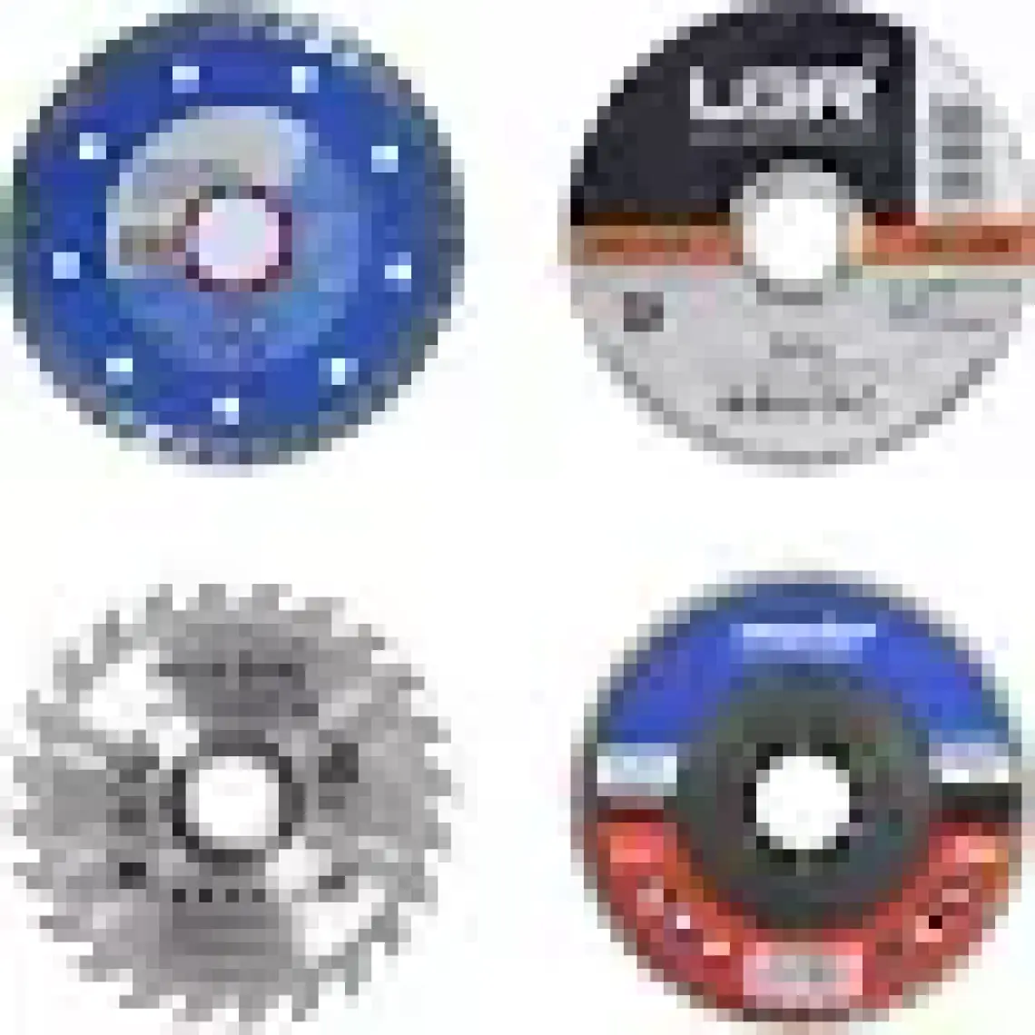 UGR Mermer Metal Ahşap Granit Demir Fayans Kesme Flap Disk Seti (4 Parça)
