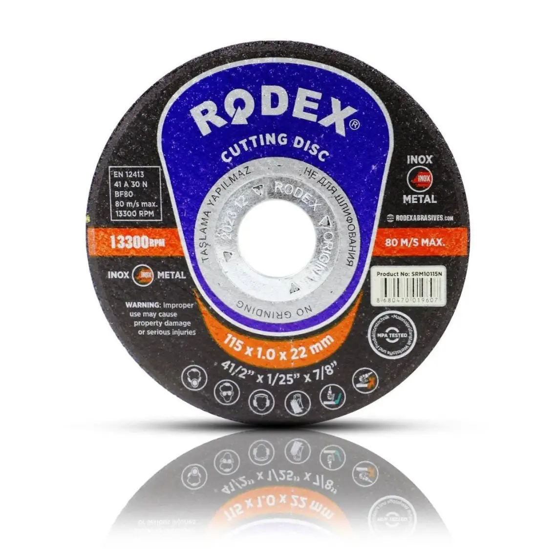 UGR Mermer Metal Ahşap Granit Demir Fayans Kesme Flap Disk Seti (4 Parça)