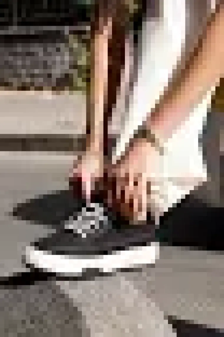 Marjin Kadın Sneaker Yüksek Taban Bağcıklı Bez Spor Ayakkabı Kotnel