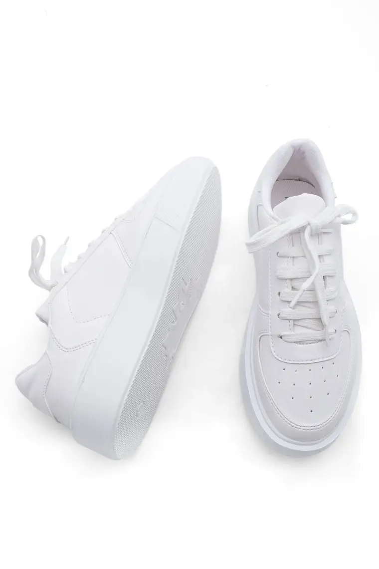 Marjin Kadın Sneaker Spor Ayakkabı Kalın Taban Bağcıklı Azin
