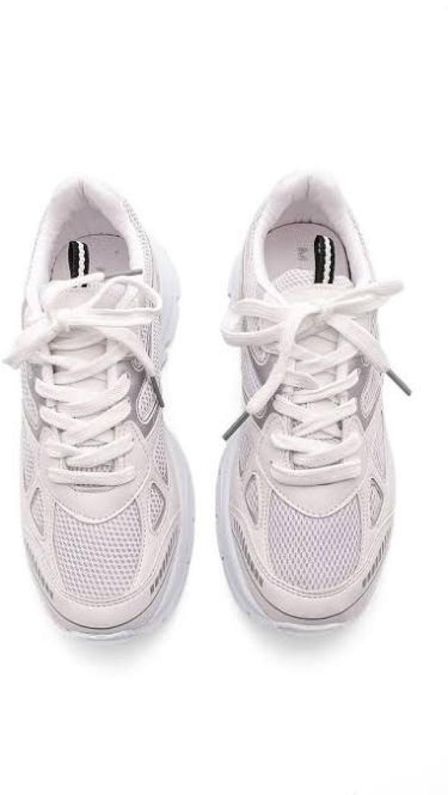 Marjin Kadın Sneaker Spor Ayakkabı Kalın Taban Bağcıklı Nevila