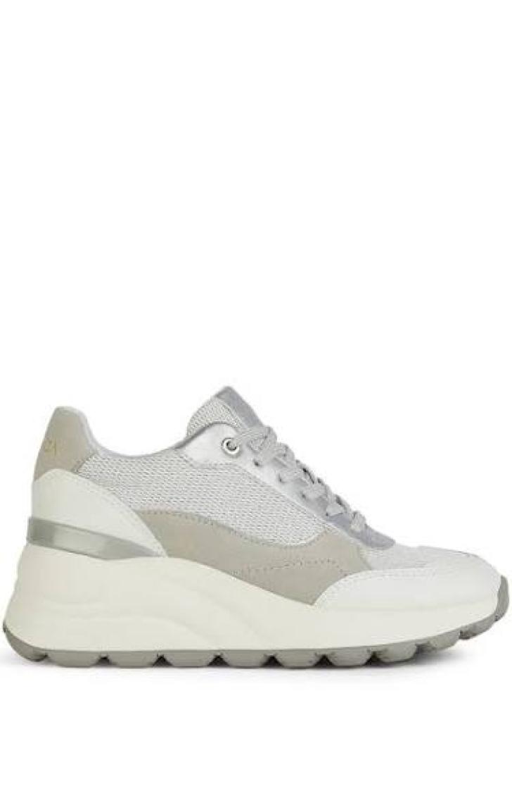 Geox Beyaz - Gümüş Kadın Sneaker D Spherıca EC13 A