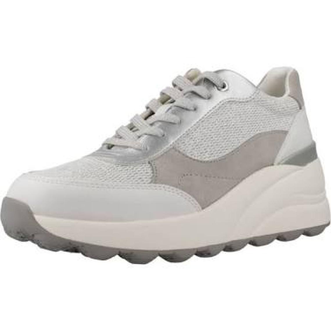 Geox Beyaz - Gümüş Kadın Sneaker D Spherıca EC13 A