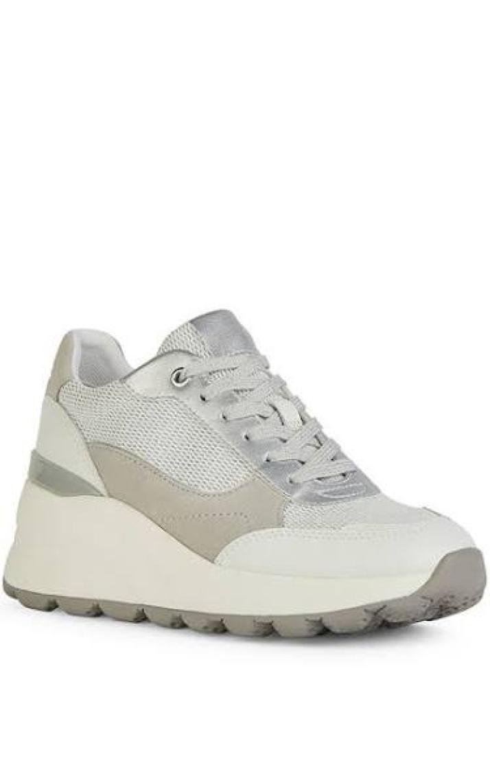 Geox Beyaz - Gümüş Kadın Sneaker D Spherıca EC13 A