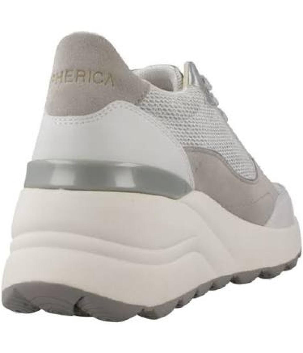 Geox Beyaz - Gümüş Kadın Sneaker D Spherıca EC13 A