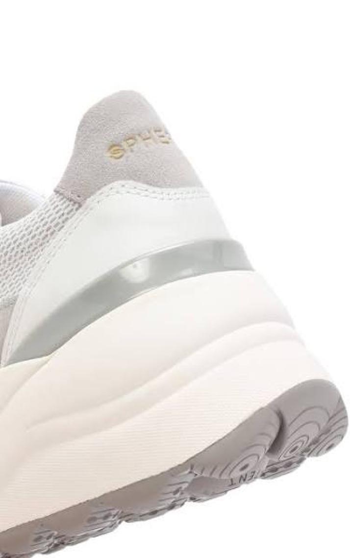 Geox Beyaz - Gümüş Kadın Sneaker D Spherıca EC13 A