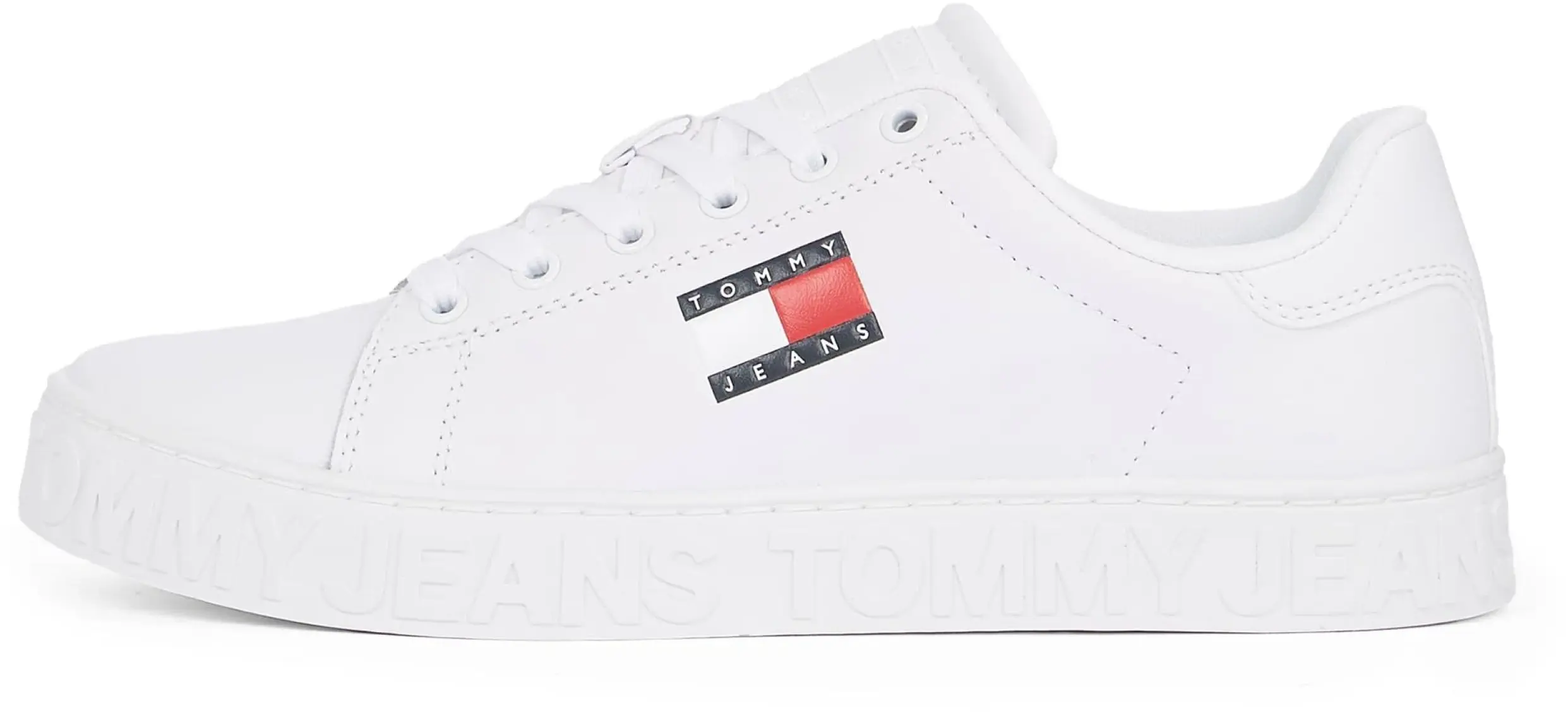Tommy Hilfiger Tommy Jeans Kadın Beyaz Platform Sneaker