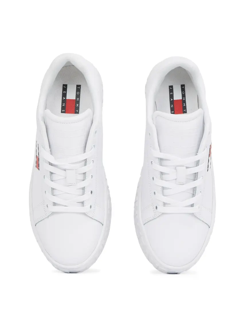 Tommy Hilfiger Tommy Jeans Kadın Beyaz Platform Sneaker