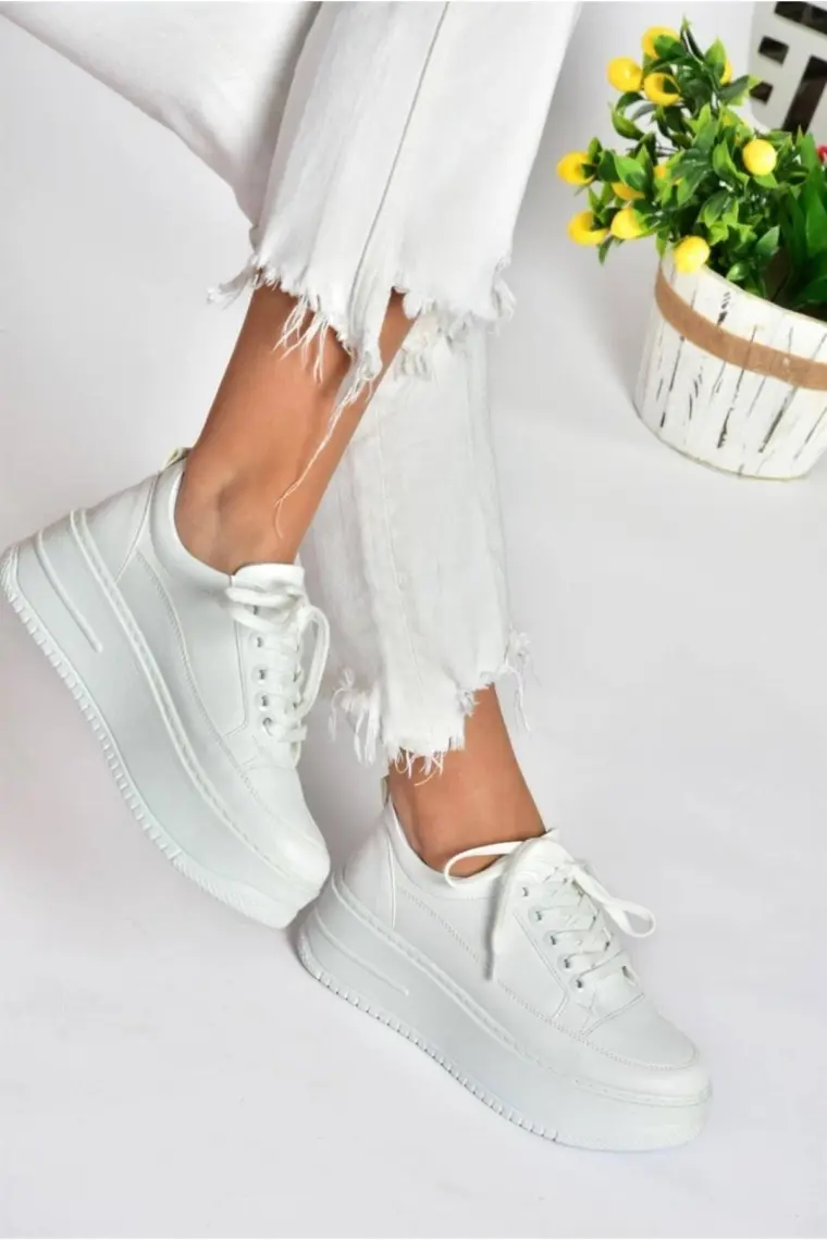 Fox Shoes P274117509 Yükseknlı Kadın Spor Ayakkabı Sneakers