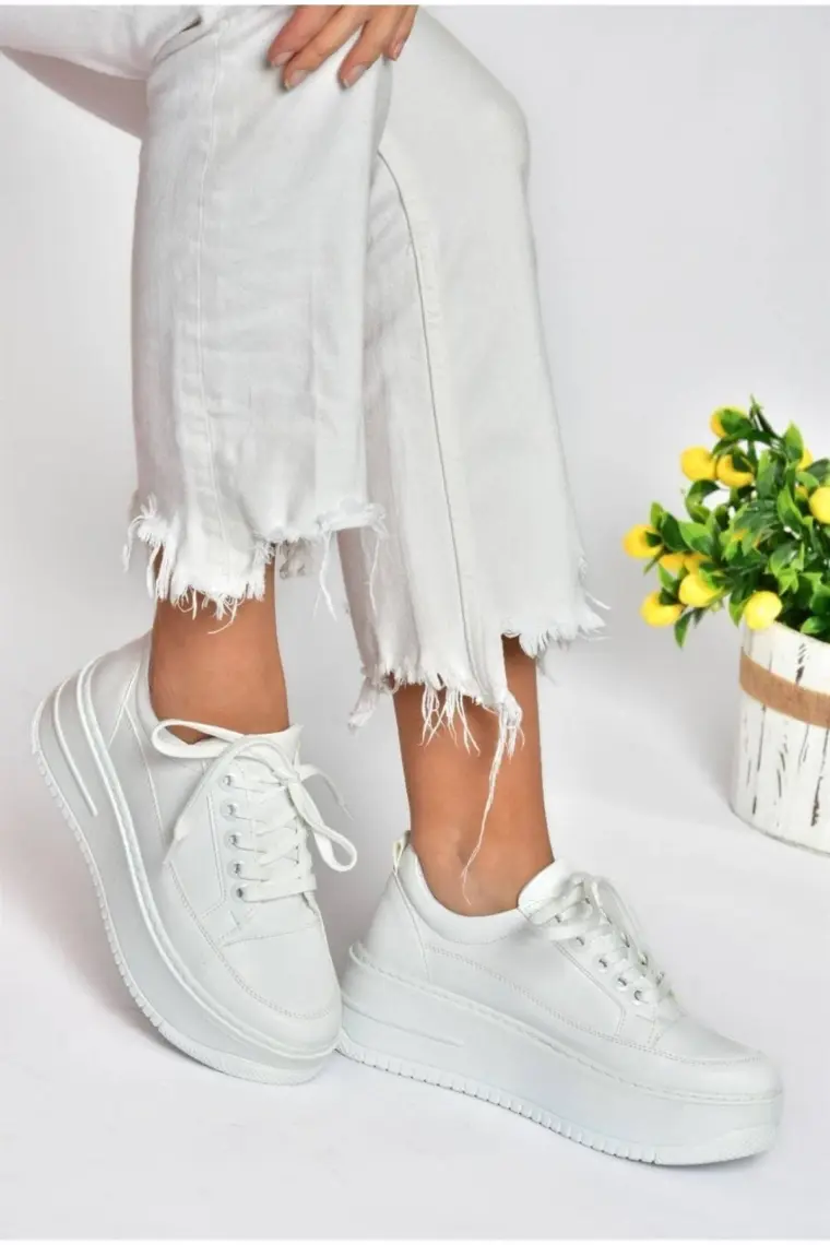 Fox Shoes P274117509 Yükseknlı Kadın Spor Ayakkabı Sneakers