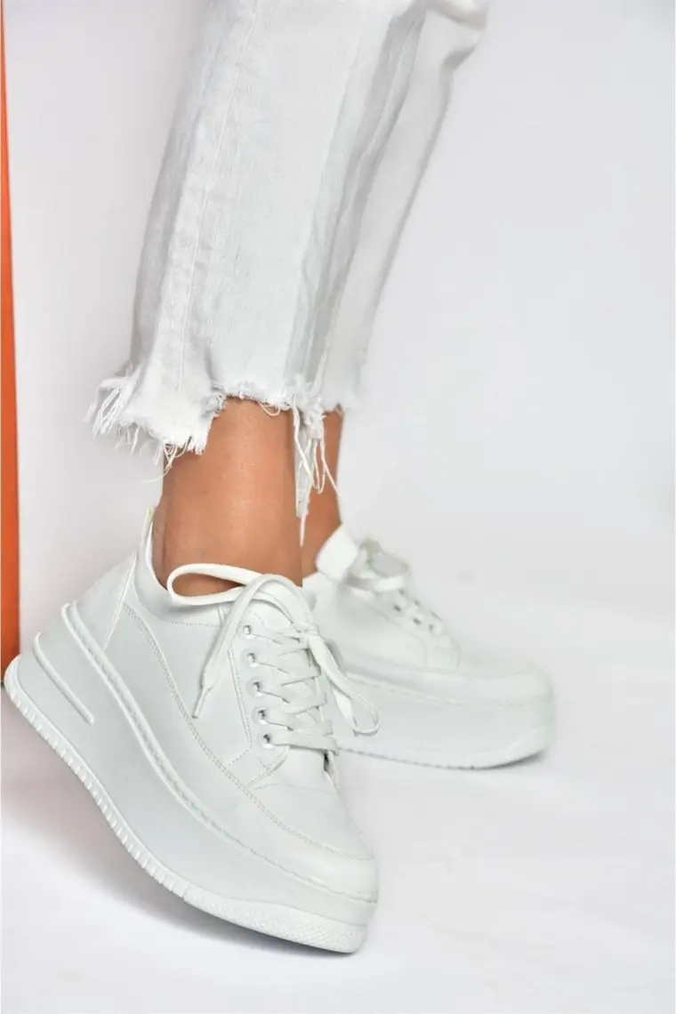 Fox Shoes P274117509 Yükseknlı Kadın Spor Ayakkabı Sneakers